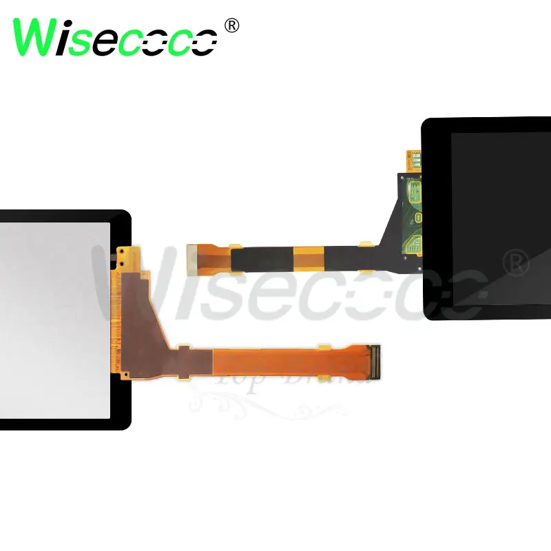 

Wisecoco LS055R1SX04 For Photon Wanhao D7 Light-Curing 3d Printer LCD Display + protector Film+Glass KLD 1260 1268 LCDs Screen