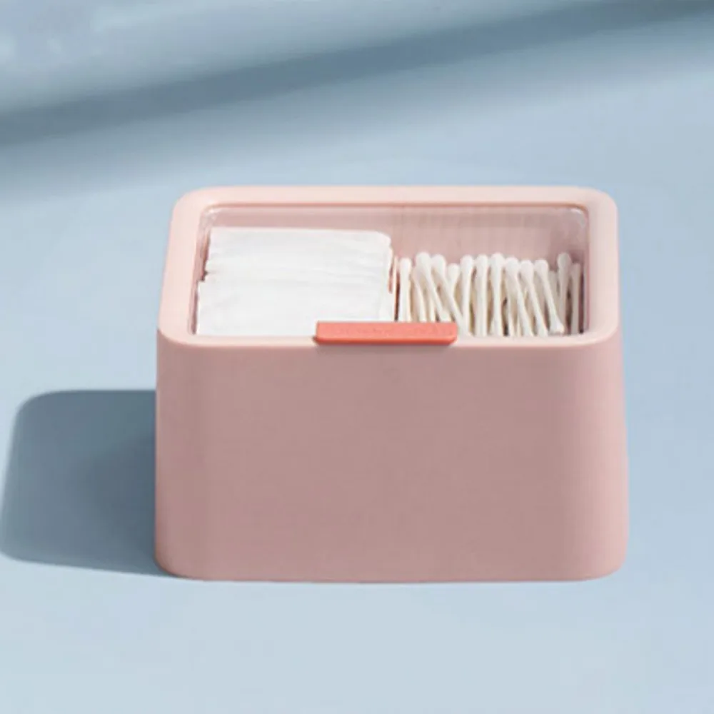 Органайзер для хранения ватных тампонов милый двухслойный портативный