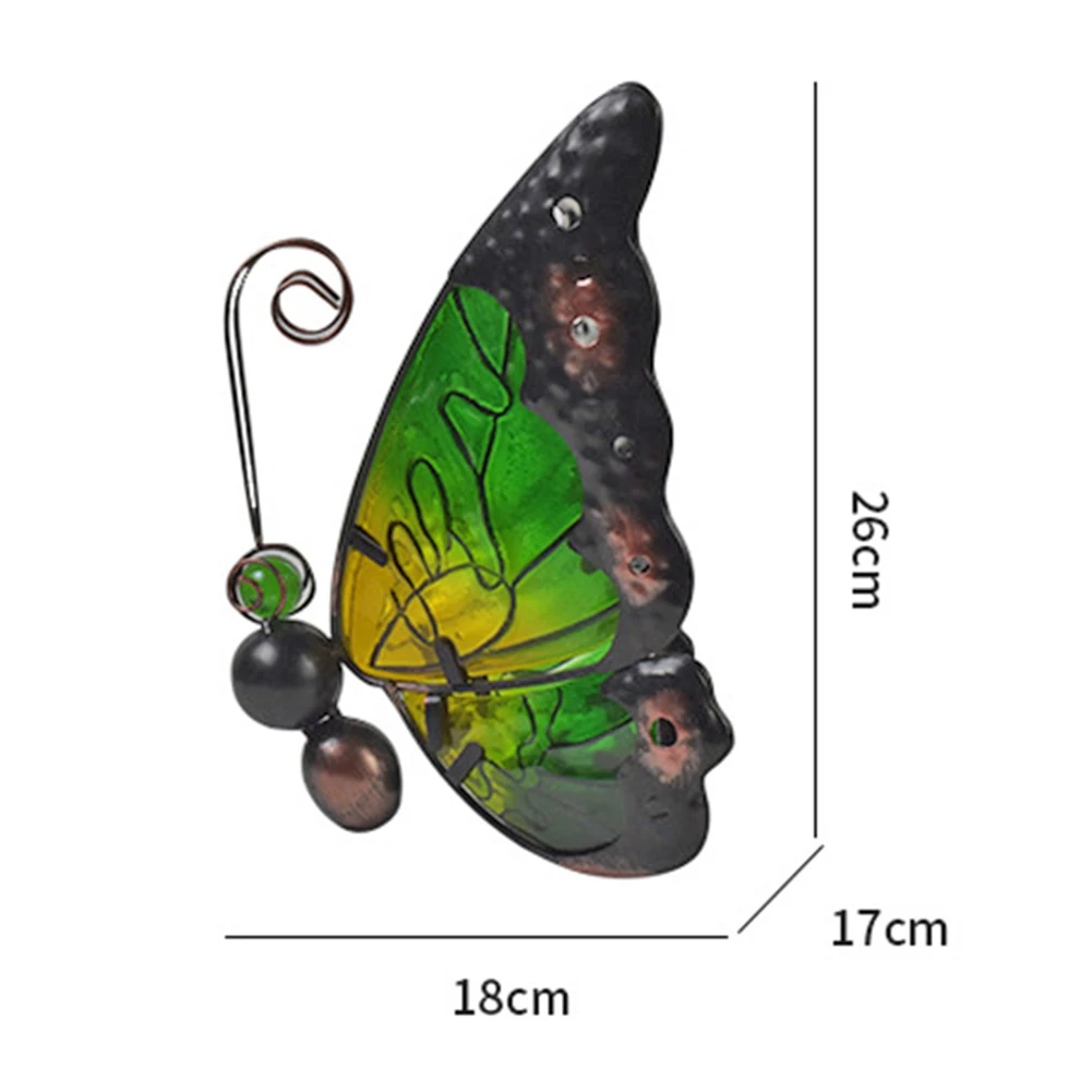 

Butterfly Shape Lamp Garden Lawn Lamps LED Solar Light Yard Art Ornament Beautiful Outdoor Decoration For Yard Pathway Patio