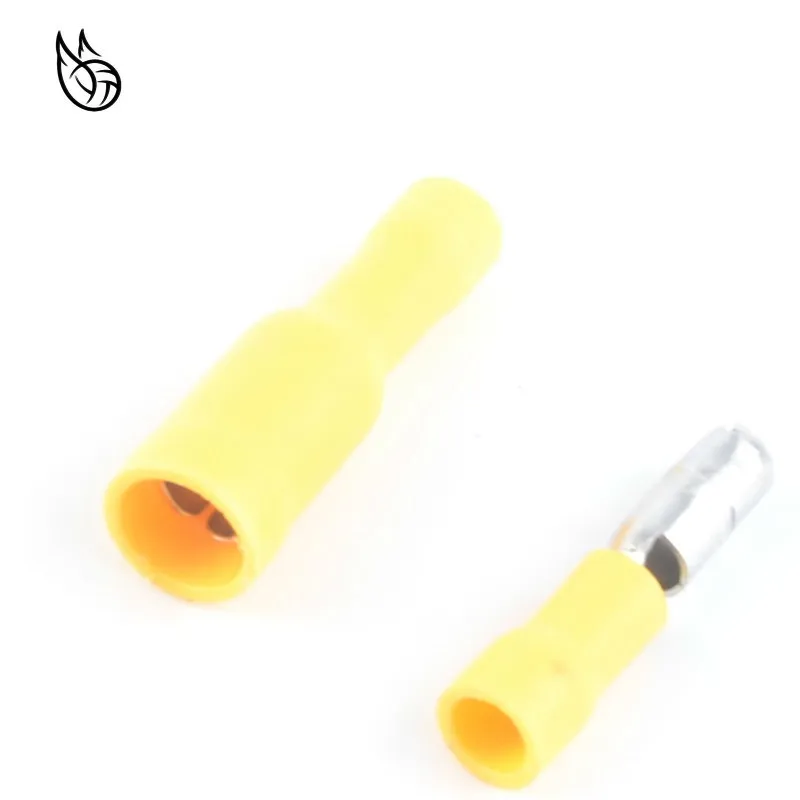 25 шт. женский мужской изолированный электрический соединитель обжимной пули