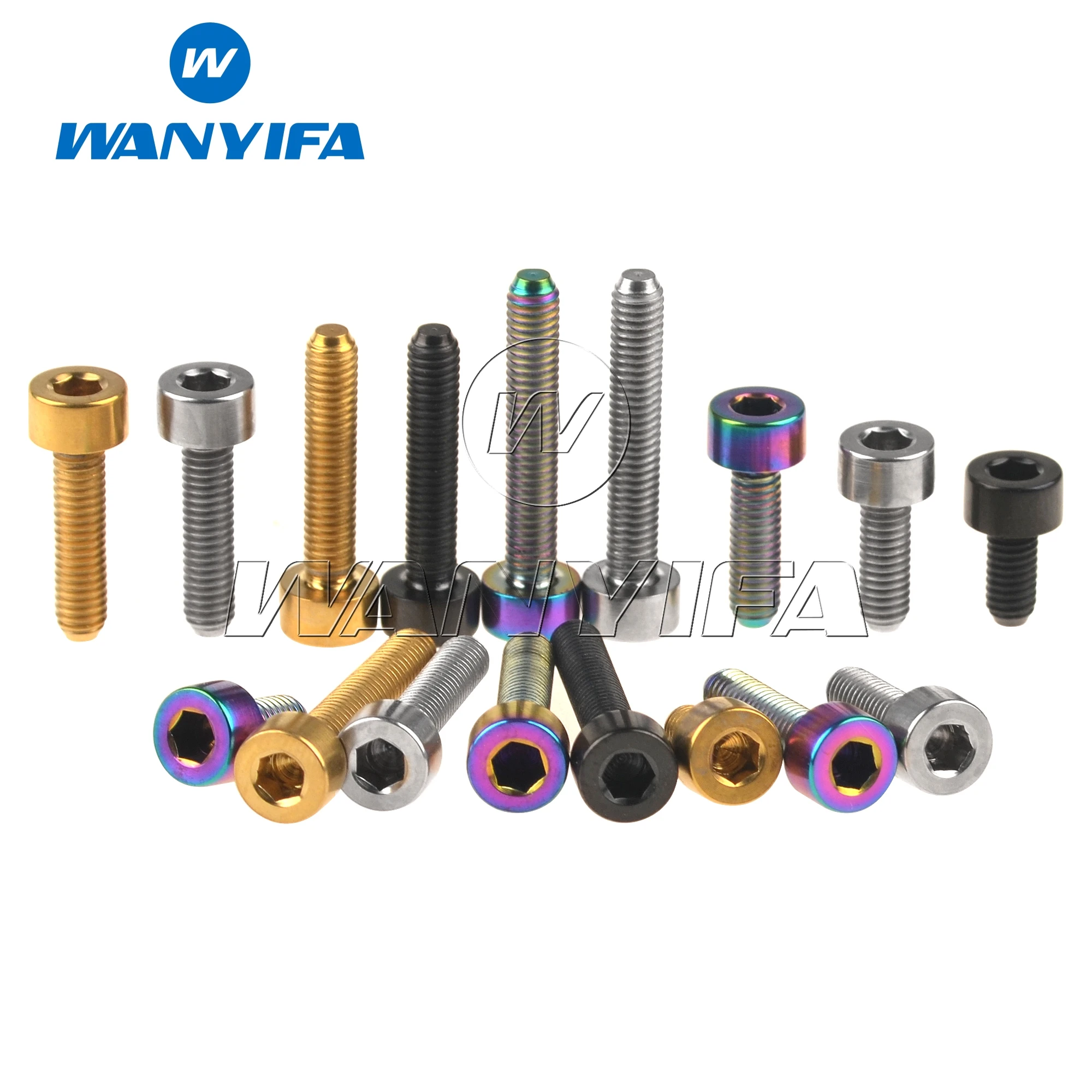 Титановый болт Wanyifa M3x 6 8 10 12 15 18 мм шестигранный ключ винты для стигмы авиационных