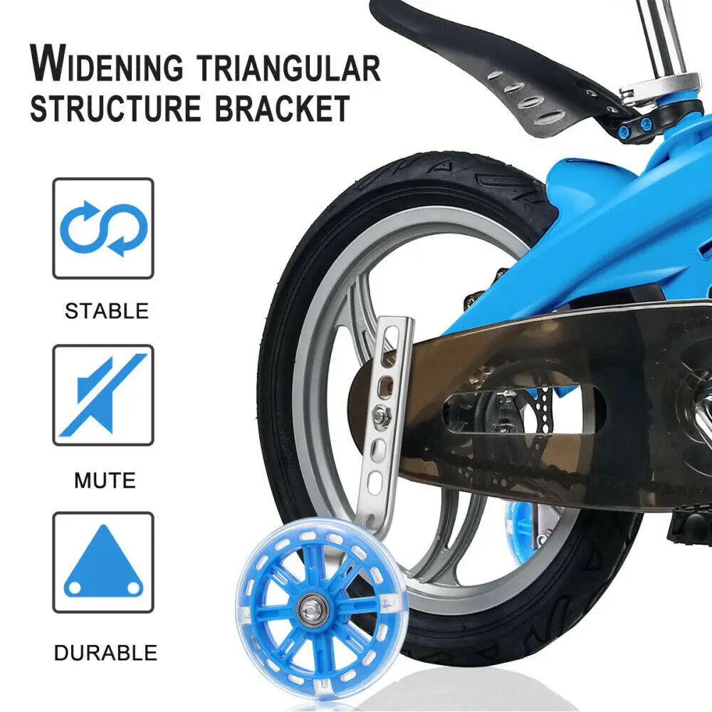 

Children's universal bicycle stabilizer kit bicycle balance auxiliary wheel bicycle accessories protection function 12-20 inch