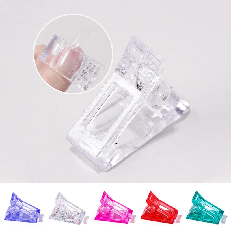 

1/5/10 шт., пластиковые насадки для ногтей