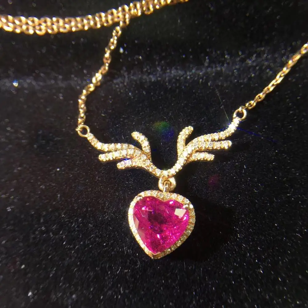 Rubillite ювелирные изделия 100% натуральный красный рубилит драгоценный камень