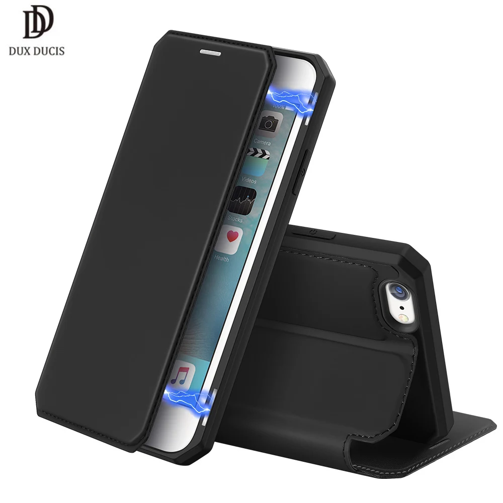 Кожаный чехол бумажник для iPhone 6 6S 6P 6SP 7 7P 8 8P X XS XsMax 11 11Pro 11Promax SE2020 DUX DUCIS Skin Series