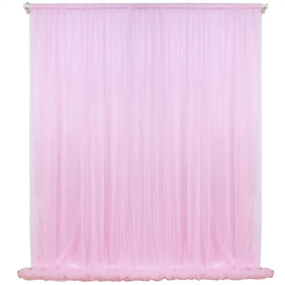 Тюль подвесной занавес для свадьбы вечерние завесы Свадебный сценический фон