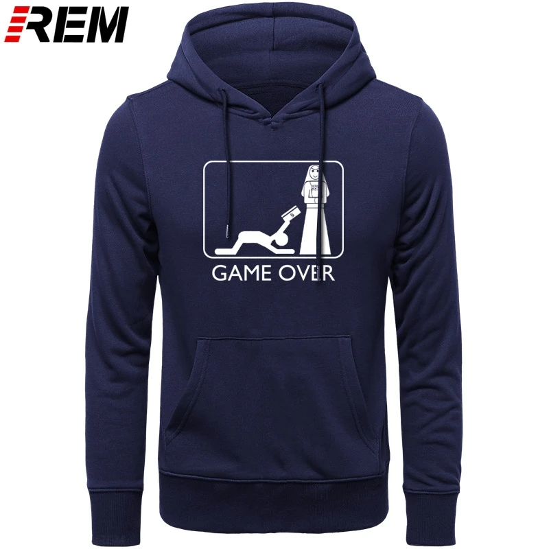 

Забавные повседневные хлопковые мужские толстовки с длинным рукавом с принтом мужа и жены