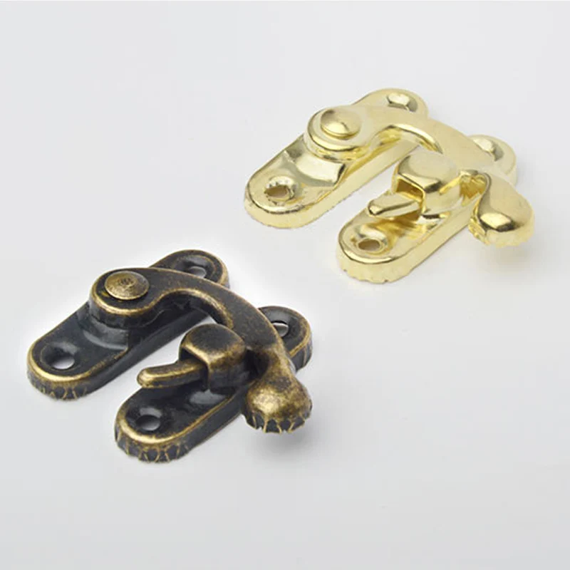 Бронзовая железная застежка защелка для коробки замок защелки подарочные
