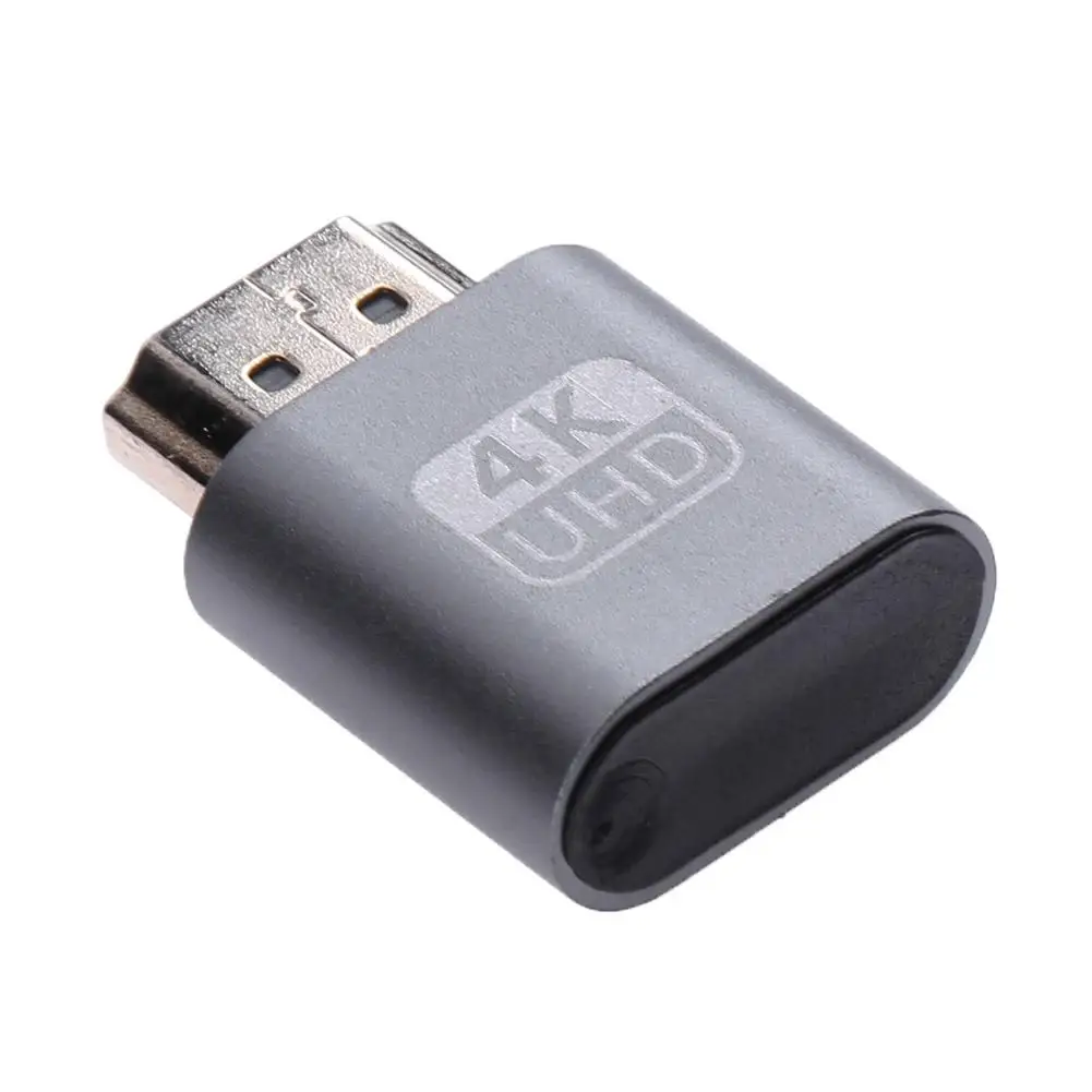 Адаптер Виртуального дисплея совместимый с HDMI 1 4 DDC EDID фиксатор вилки графическая