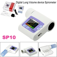 sp10 digital spirometer fvc fev pef lung function breathing pulmonary diagnostic vitalograph respiratory device software