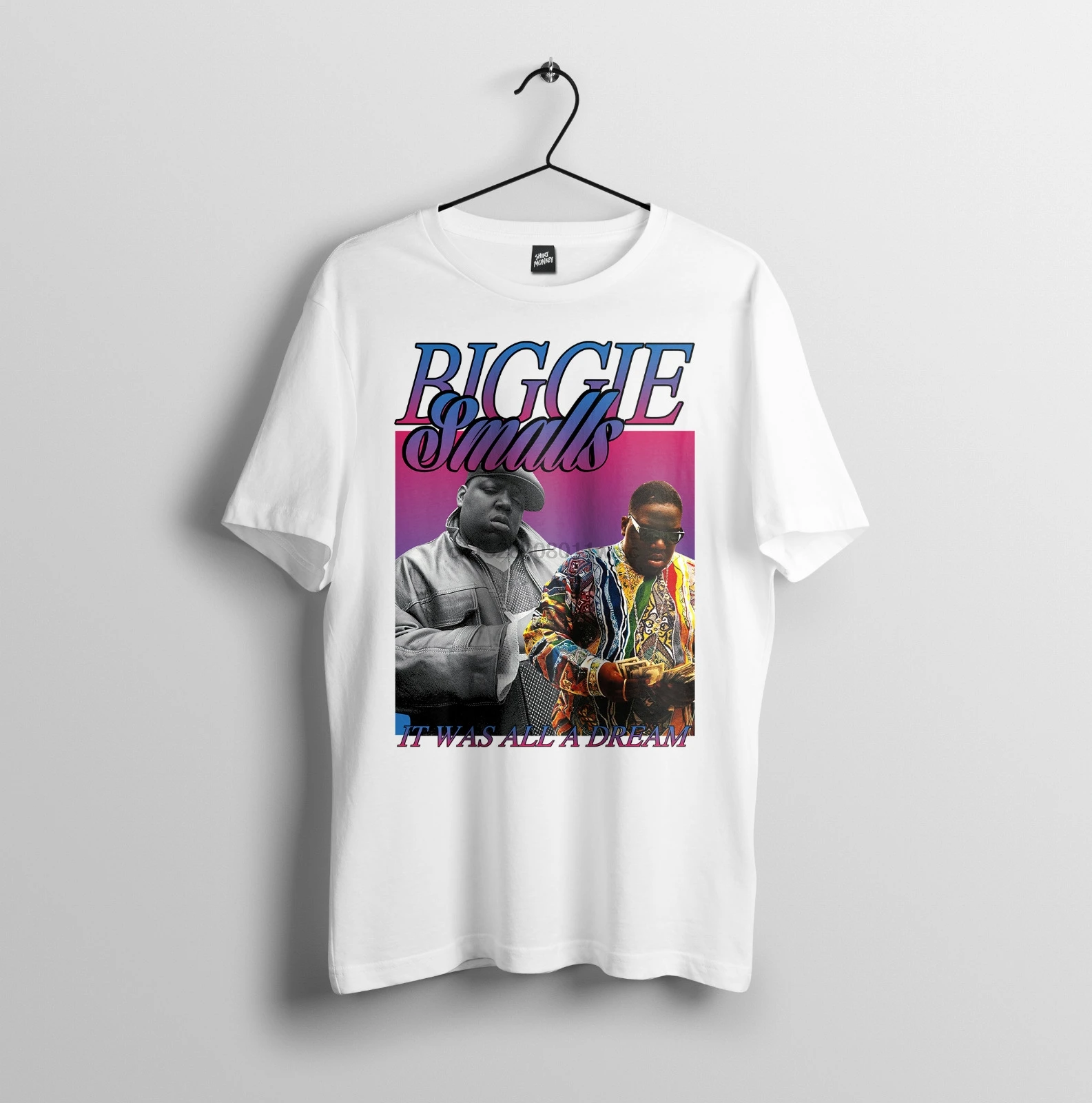 Biggie Small Notorious Big 90 s-винтажная Мужская футболка унисекс S-2XL