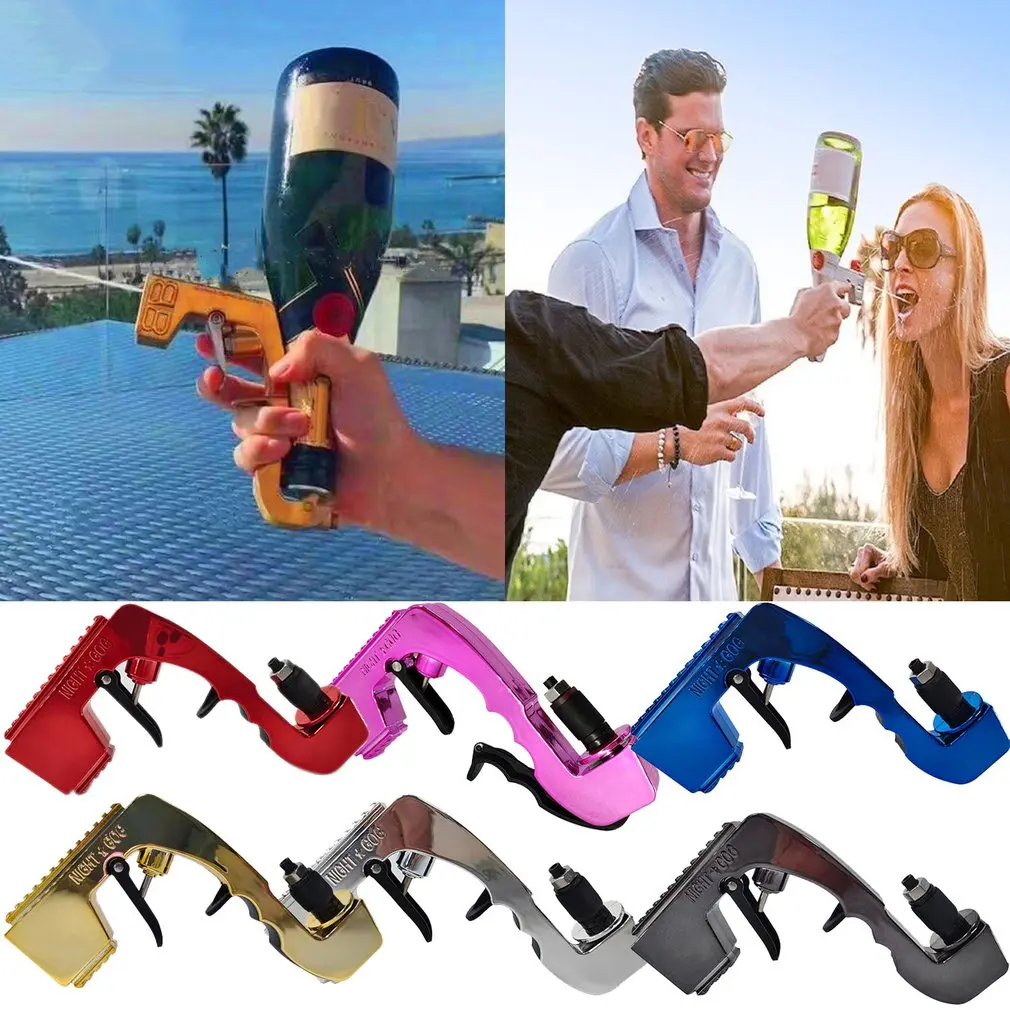 

Wijn Stop Champagne Wijn Dispenser Fles Bier Ejector Zuigfles Bier Spuitpistool Fles Cap Wijn Stopper Ejector Voeden