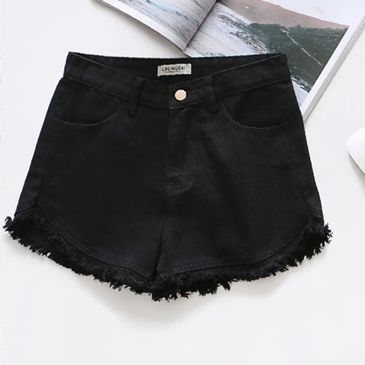 2019 moda mujer verano Pantalones cortos de mezclilla Jeans mujeres cintura alta corto nuevo Femme Push Up Skinny Denim Short |