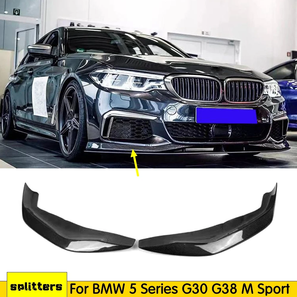 Спойлер для переднего бампера углеродное волокно BMW 5 серии G30 520i 530i 540i M5 защитная
