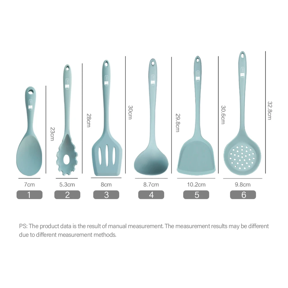 

Cooking Utensils Set Silicone Kitchenware Cooking Heat Resistant Non-Stick Cookware Kitchen Baking Tools With Storage Holder