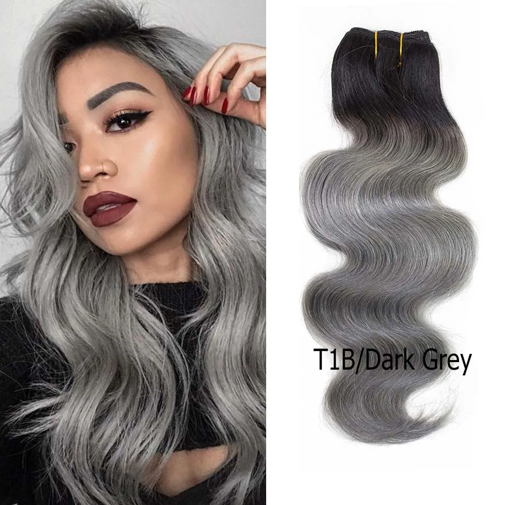 Bobbi 1 Комплект бразильские волнистые волосы эффектом деграде (переход от темного