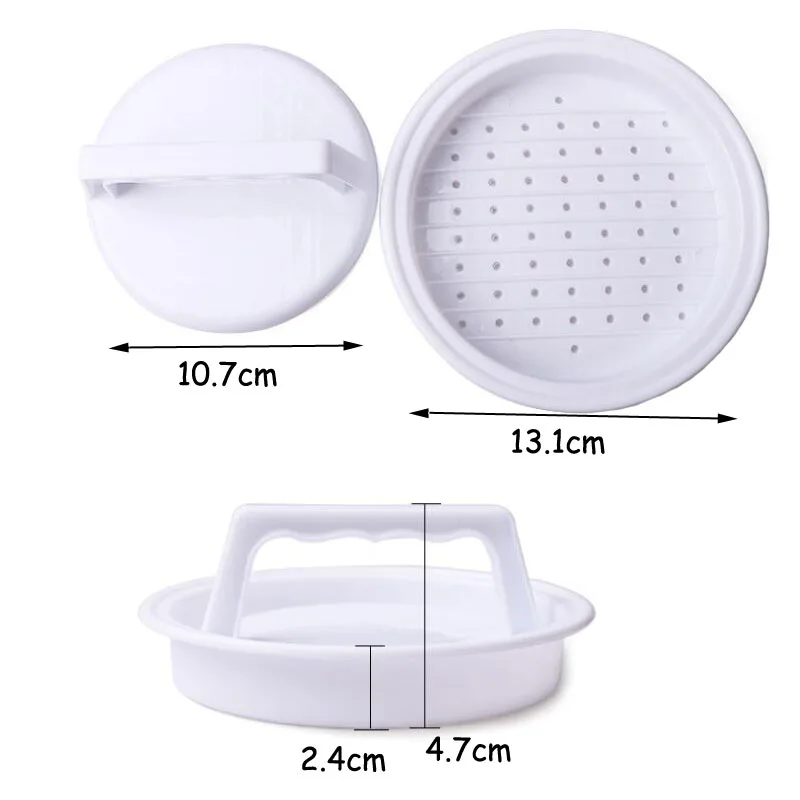 Пресс для белых гамбургеров пресс круглая антипригарная форма шеф повара мяса