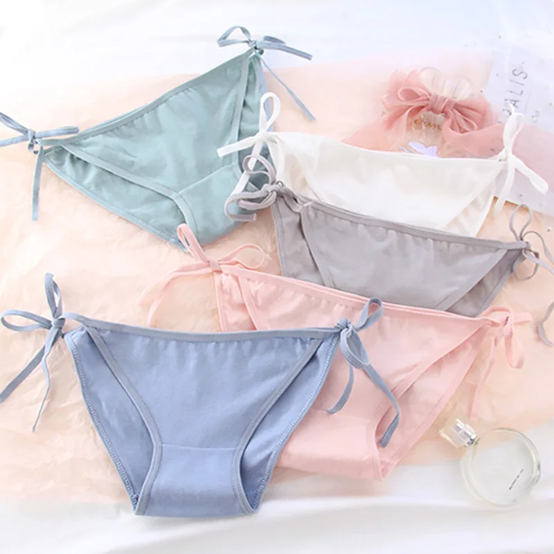 

1PC Sexy Women Panties Low Rise Underwear Hot Cotton Female Briefs Underpant Bandage Elasticity Knickers Female Girl Underwear