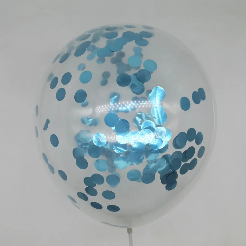 

12 inch Clear Confetti Latex Balloons Glitter Sequins Balloon For Party Decoration Supplies