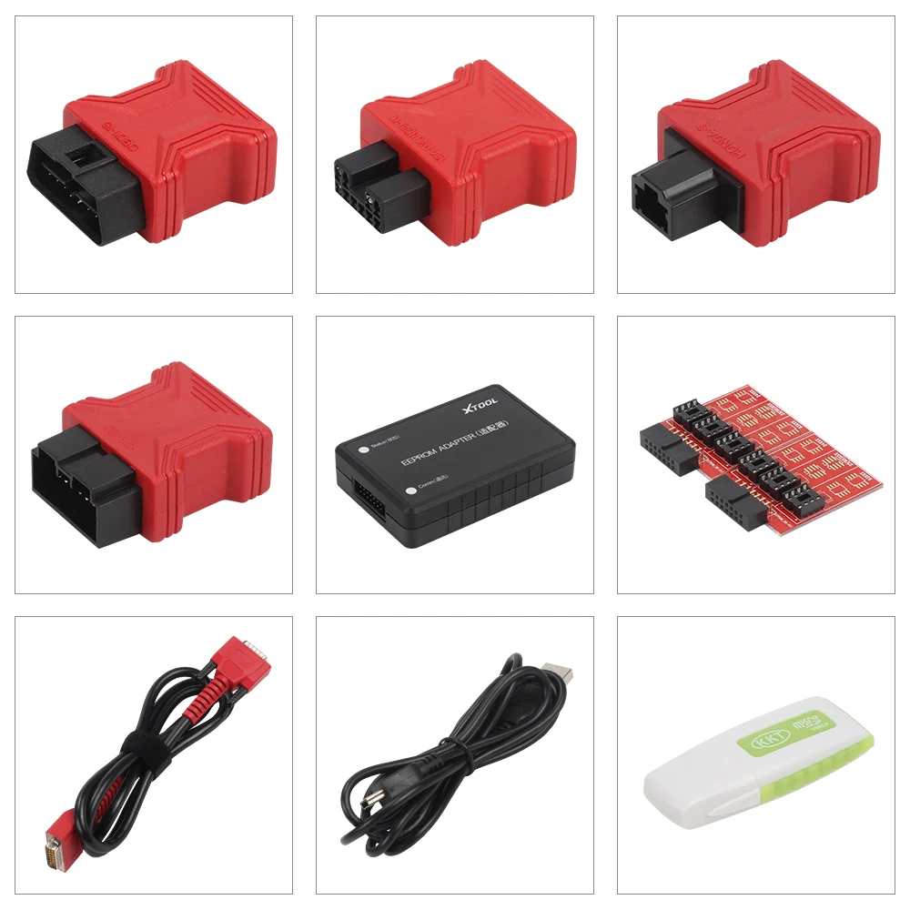 XTOOL X100 PRO авто ключ программист OBD2 код читатель с ERPROM адаптеры поддержка регулировки пробега/одометр обновление онлайн бесплатно