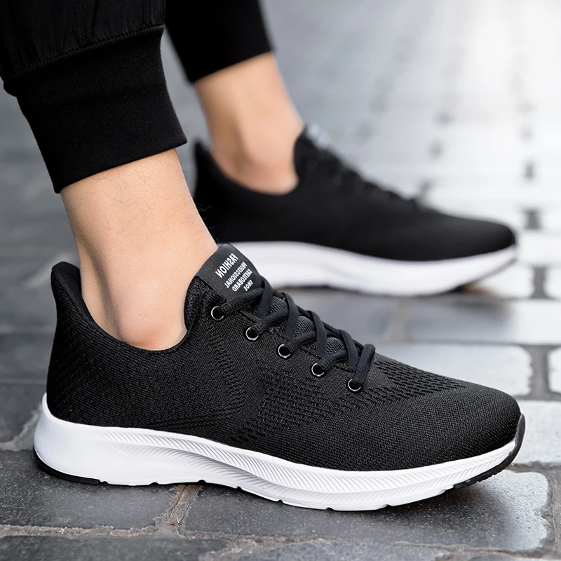 

New Listing 2021 Autumn Sports Men Running Shoes Male Boys Cool Stability Athletic Brand Sneakers Hombre Soft Jogging Trainers