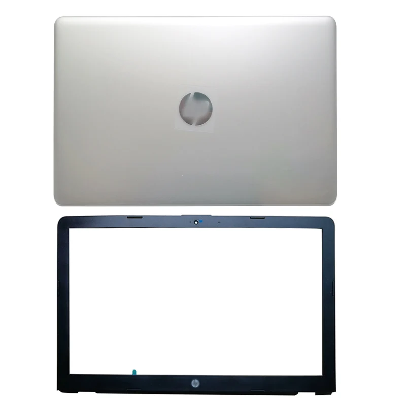 Silver and bezel Ноутбук lcd задняя крышка/lcd передняя рамка/петли крышки для hp 15-BS 15T-BS 15-BW 15Q-BU 924899-001 AP204000101SVT 7J1790 - Цвет: Silver and bezel