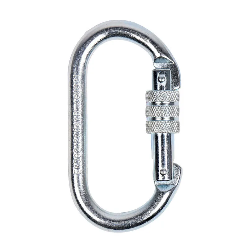 Карабины для скалолазания круглой формы отвертки 25KN легированная сталь защиты