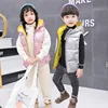 Windproof Waterproof Hooded Child Waist Coat Children Outerwear Winter Coats Warm Cotton Baby Girls Vest For Boys Kids Clothes 6