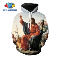 sonspee 3d print religion christ jesus god mens hoodie hooded cross plus size sweatshirt harajuku casual coat sweat shirt tops