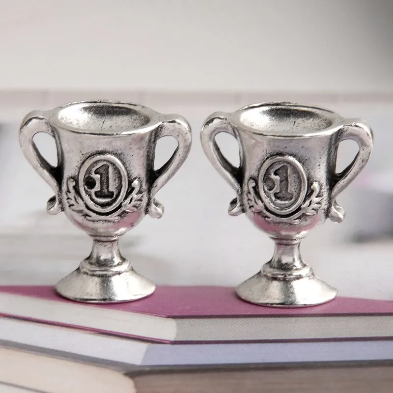 

5 шт., серебряные подвески в виде чемпиона, 20 х17,5 мм