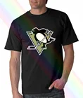 Хлопковая футболка с логотипом пингвина Питтсбурга