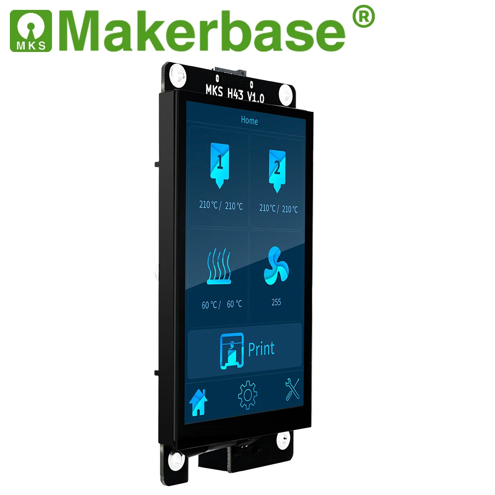 Makerbase MKS H43 V1.0 умный контроллер дисплея запчасти для 3D-принтера 4 3 дюймов IPS LCD 800*480 HD