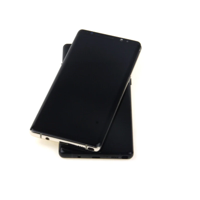 Оригинальный ЖК экран Amoled N950f для Samsung Galaxy Note 8 дисплей с рамкой в сборке черной
