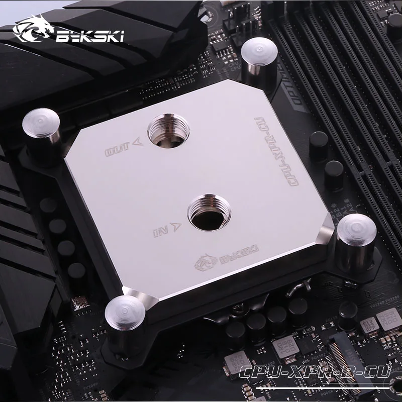 Bykski ЦП с водяным охлаждением для INTEL LGA1150 1151/2011/2066/AMD блок AM4/AM3 полностью