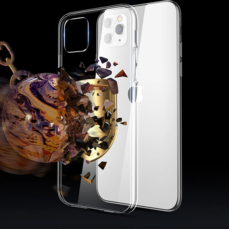 RDCY Прозрачный чехол для телефона iPhone XS XR на 5S силиконовый мягкий заднюю панель 11