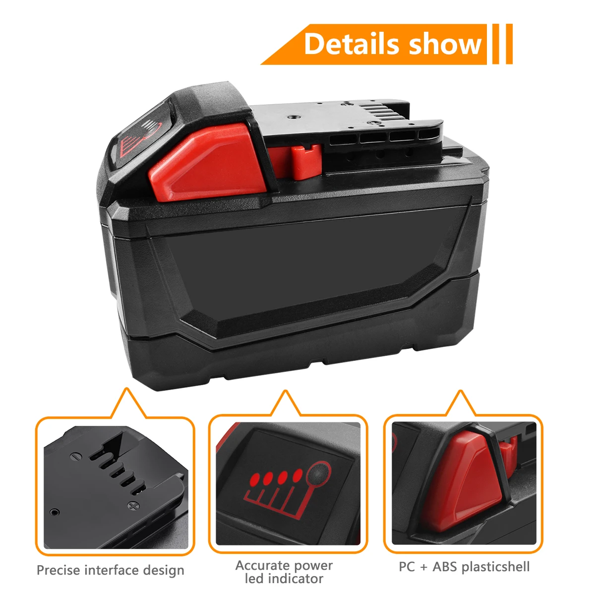 BATTOOL 4000mAh электроинструменты литий-ионная аккумуляторная батарея для Milwaukee M18 Замена 48-11-1815 48-11-1850 48-11-1840 2646-22CT
