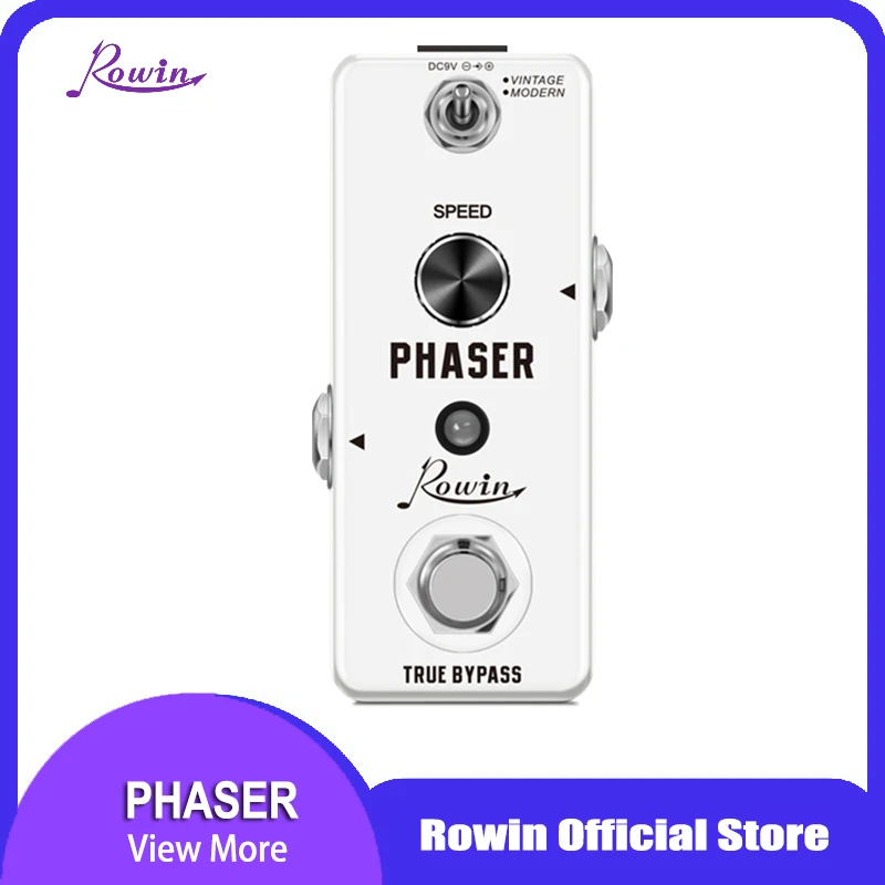 

LEF- 313 Guitar Effects Classical Phaser Mini Guitar Effects Pedal Guitar Two Working Modes True Bypass Design