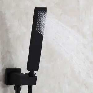 Сладкий Черный душевая комната смеситель для душа костюм 12 дюймов дождевая
