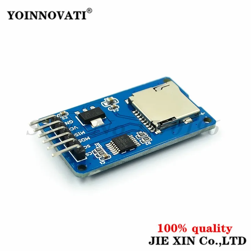 100 шт. микро SD карта Мини TF кардридер модуль SPI интерфейсы с чипом конвертера