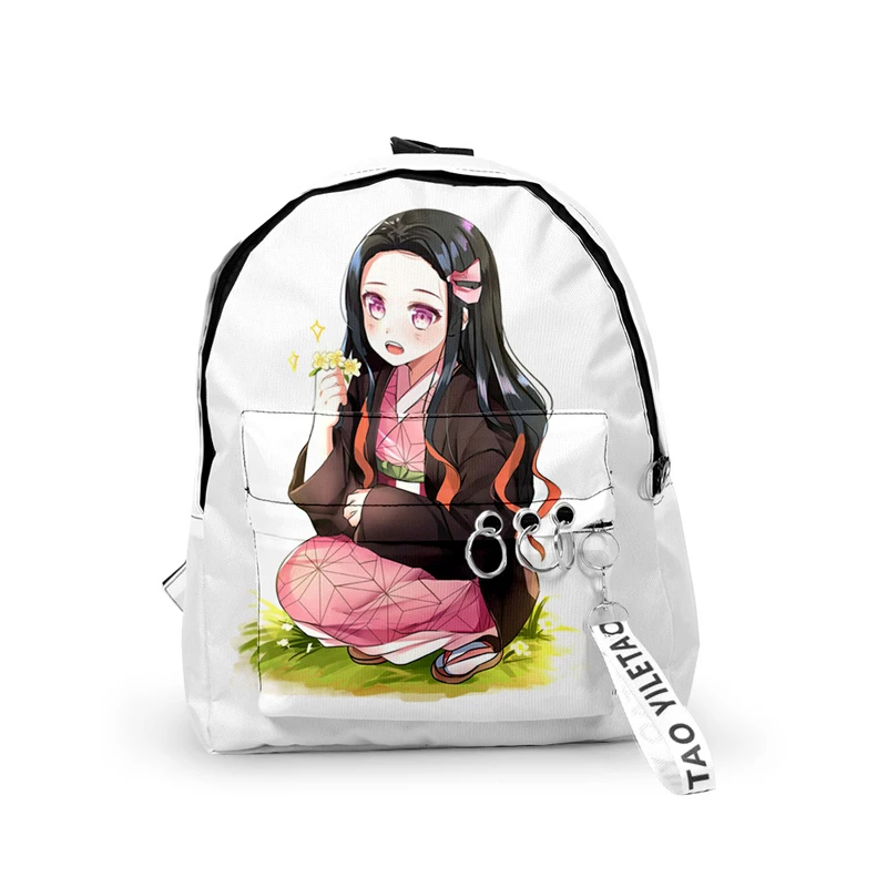 Anime Demon Slayer: Kimetsu No Yaiba Backpack Boys Girls School Bag Kamado Tanjirou Nezuko Cosplay Props Backpacks |