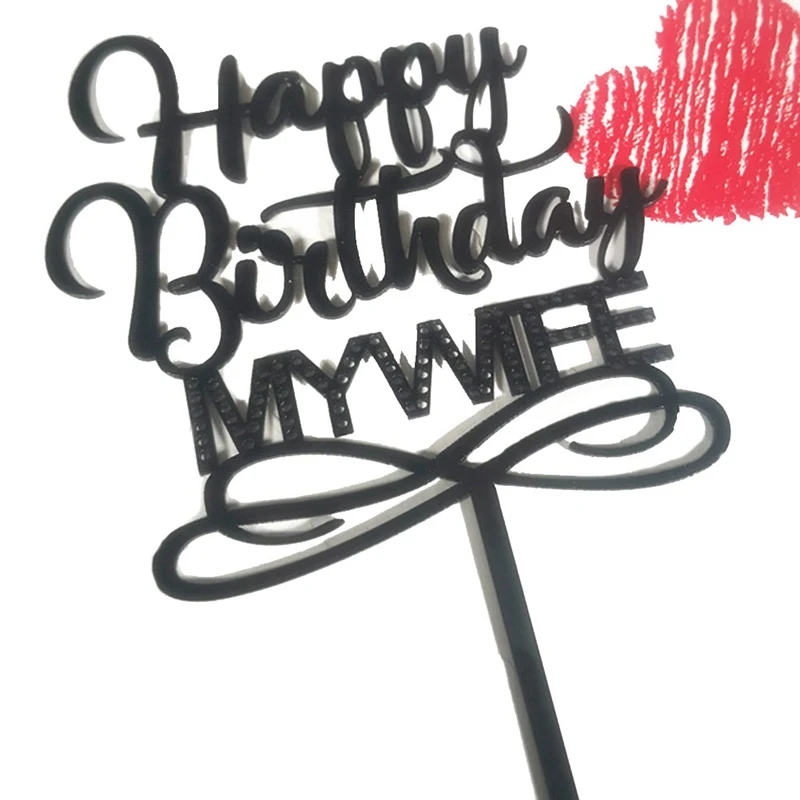 Креативная Новинка распродажа вставка для торта на день рождения карточка