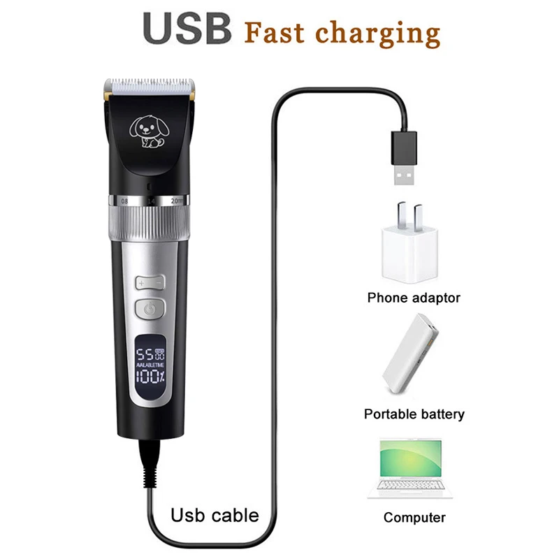 Машинка для стрижки домашних животных профессиональный набор ухода за шерстью |