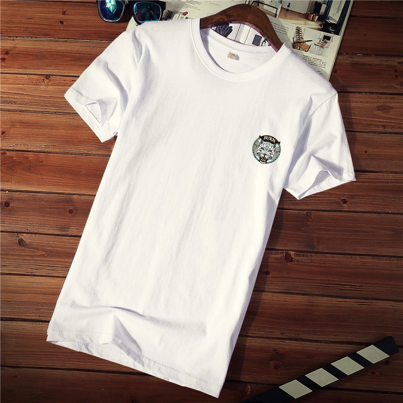 Мужская хлопковая футболка с принтом тонкая унисекс размер от M до 4Xl подходит для