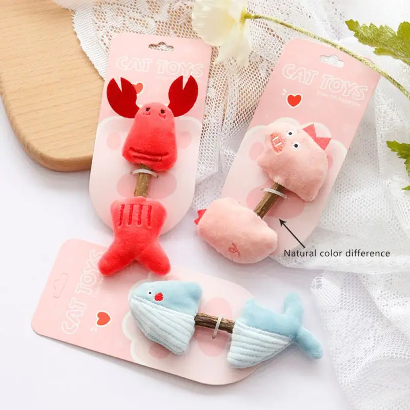 

Dog Chew Toys Kitten Cat Catnip Toy Teeth Cleaning Grinding Toy for Small Dogs Pet Dog Playing Accessories