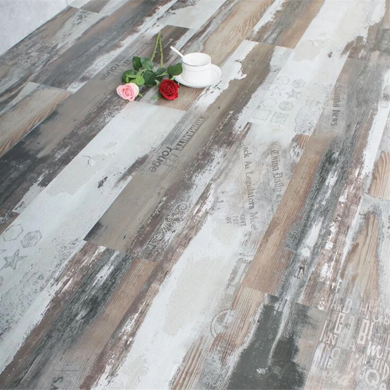 wellyu Thick wear-resistant waterproof floor stickers self-adhesive leather pvc creative | Обустройство дома