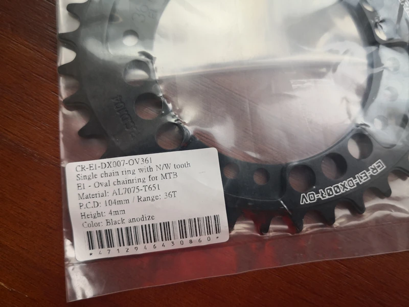 

FOURIERS MTB oval Bicycle Sprockets 104 BCD 36T mountain bike crankset Chainwheel