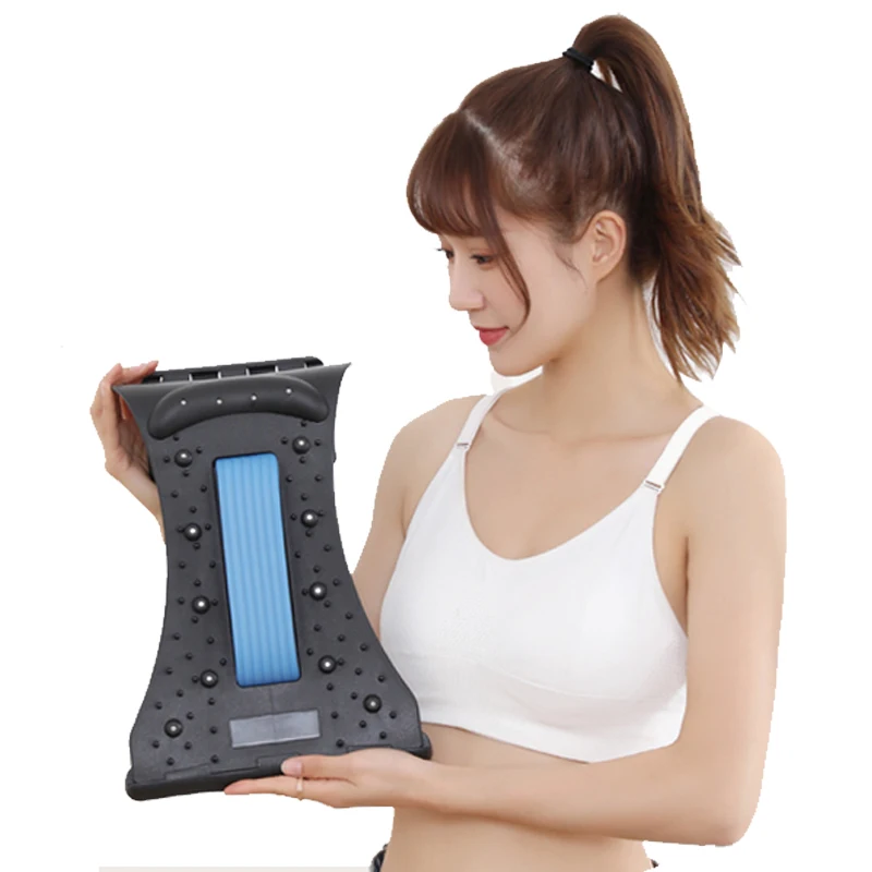 

Neck and Back Stretch Massage Magnetic Therapy Acupressure Stretcher Fitness Equipment Lumbar Cervical Spine Support pain Relief