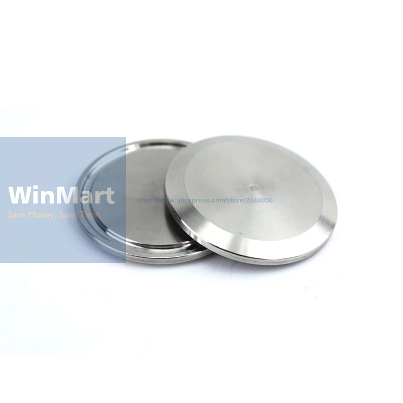 1 шт. 64 мм зажим O/D 2 дюйма тройной Стопорная крышка 304 санитарная заглушка из