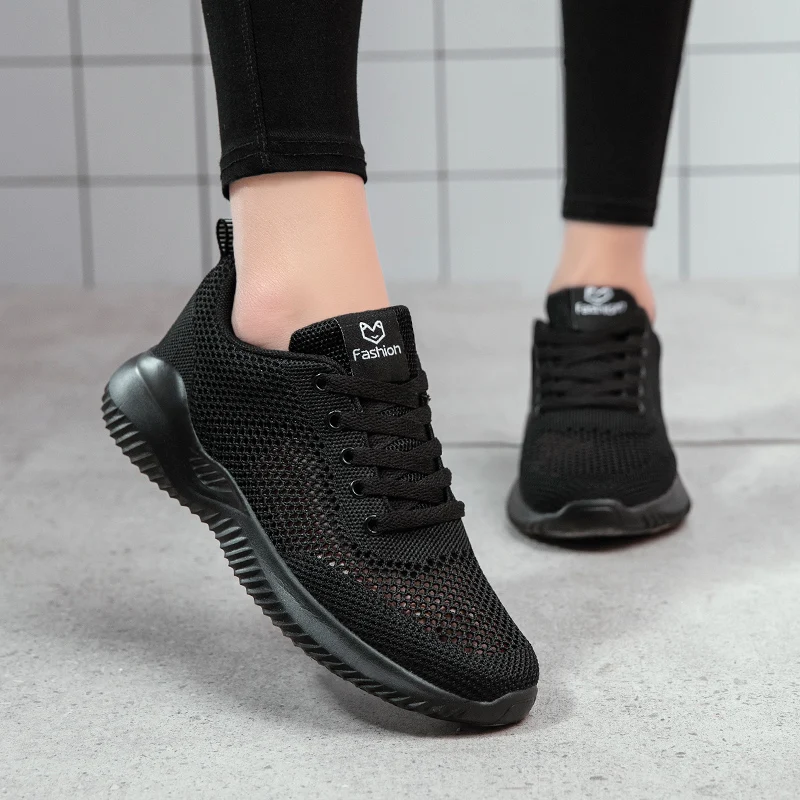 Cheap 2021 Women Tennis Shoes Outdoor Fitness Sports Female Jogging Sneakers Comfy Jogging Trainers Light Soft Tenis Mujer