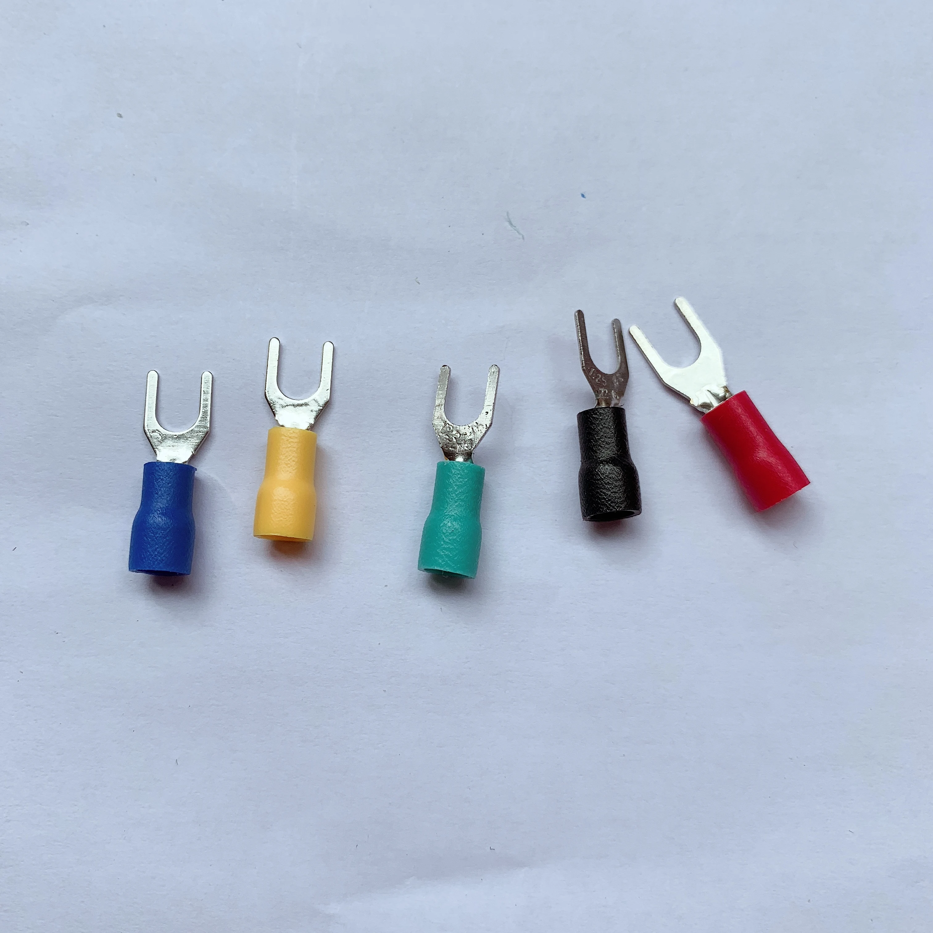 50pcs SV2-3 SV2-4 SV2-5 SV2-6 Wire connector Fork Spade Crimp Insulation Terminal Cable Connector terminal 1.5-2.5mm2 | Обустройство